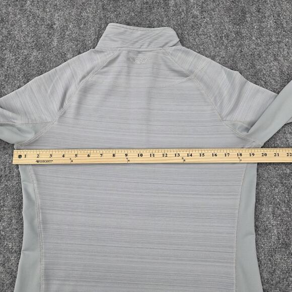Straight Down Pullover Womens Medium Gray Quarter Zip Golf Athletic Long Sleeve - Picture 4 of 16